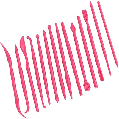 Convenient Durable Compact Appearance Clay Sculpting Tool, Sculpture Shaper Tool, for Home Sof Ay (Rose Red)