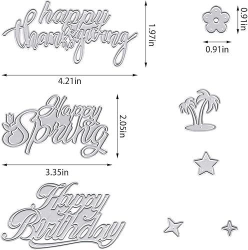 Miniatura 9 de Hying 2 troqueles de hoja de arce de Acción de Gracias para hacer tarjetas, marco de hoja de arce de otoño, troqueles de corte para álbumes de
