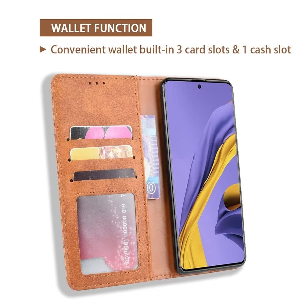 EASSGU Etui na telefon NothingPhone (1) / NothingPhone 1 (16,64 cm) z klapką, etui typu folio ze skóry PU, magnetyczne przełączanie, etui z [3 przegrodami na karty] [1 portfelem], etui stojące – kolor