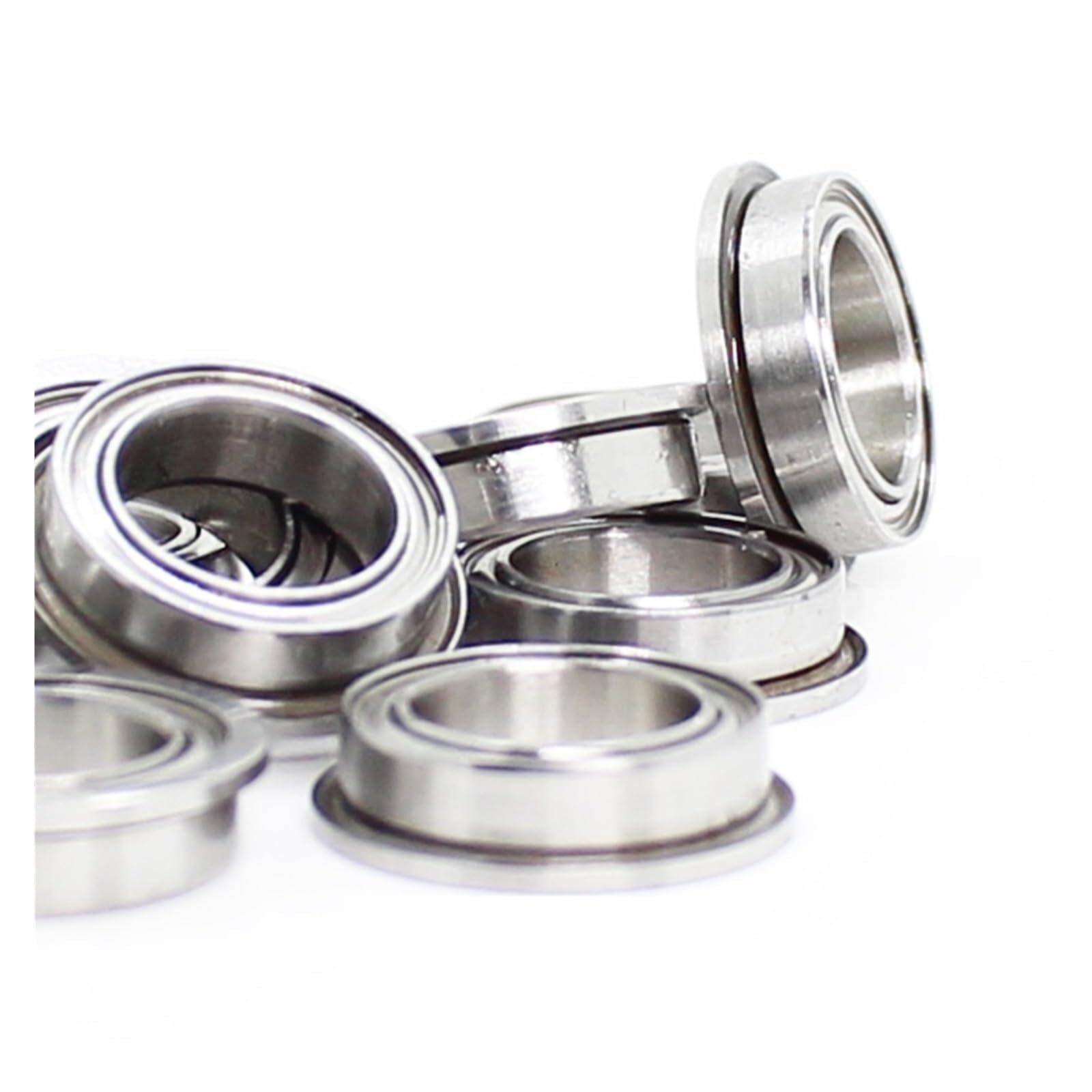 Rodamientos Sellados, Rodamiento de brida F606ZZ 6x17x6 Mm ABEC-1 (10 piezas) Rodamientos bolas con bridas F606 Z ZZ