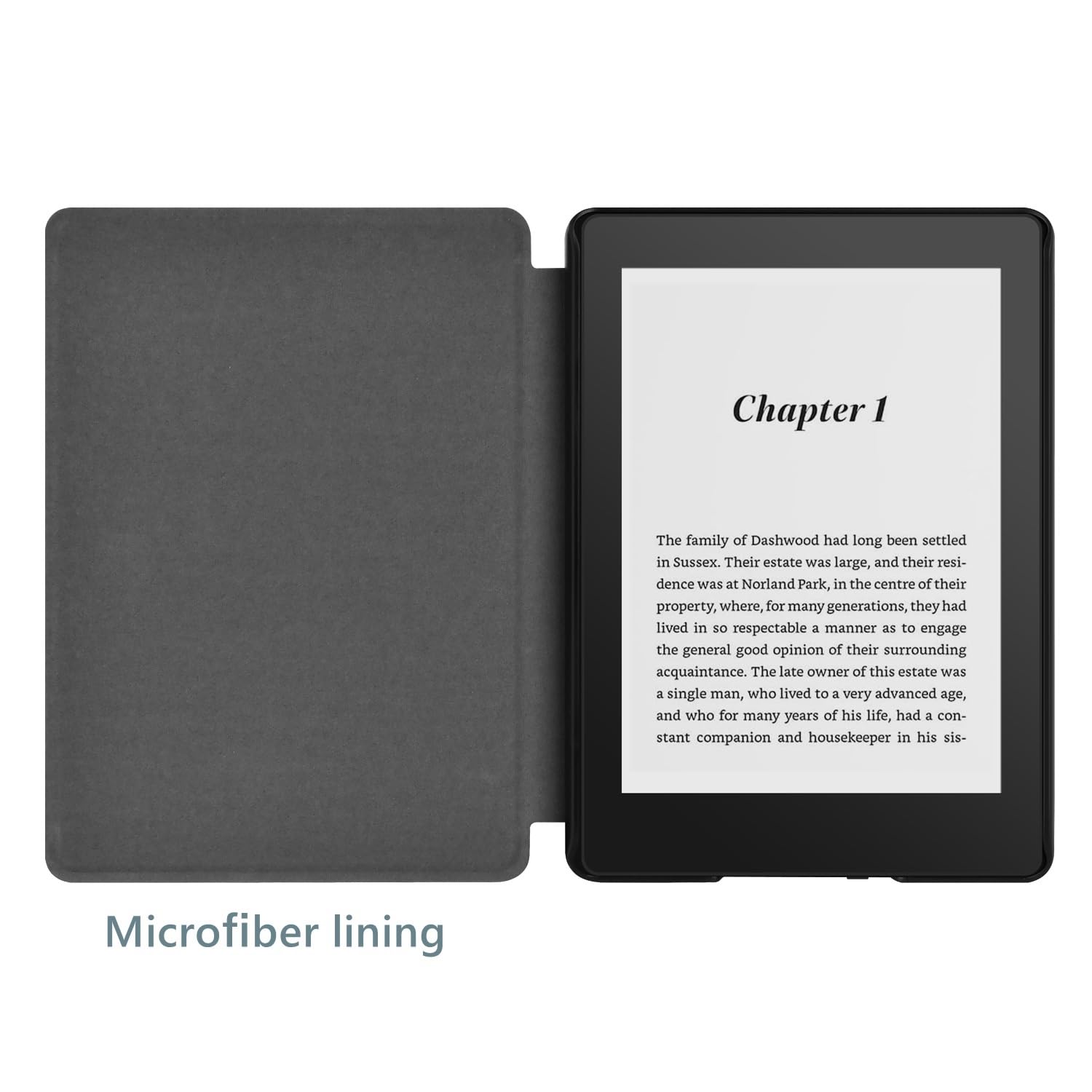 Zcooooool Antipatinage Coque Amazon Kindle 6"（2019, Modèle : J9G29R Housse PU de 10e génération pour Amazon Kindle (10e) Smart Sleep/Wake Kindle étui