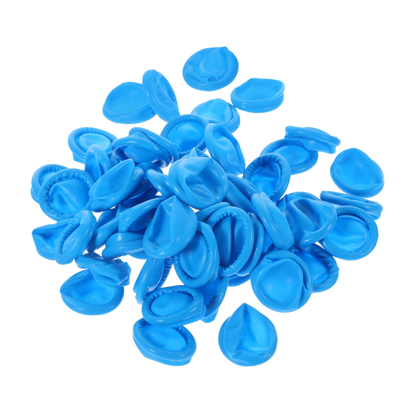 Lurrose 100Pcs Nitrile Finger Coats Breathable Wear-Resistant Finger Protectors for Joint Protection Reusable Covers for Electronic Maintenance