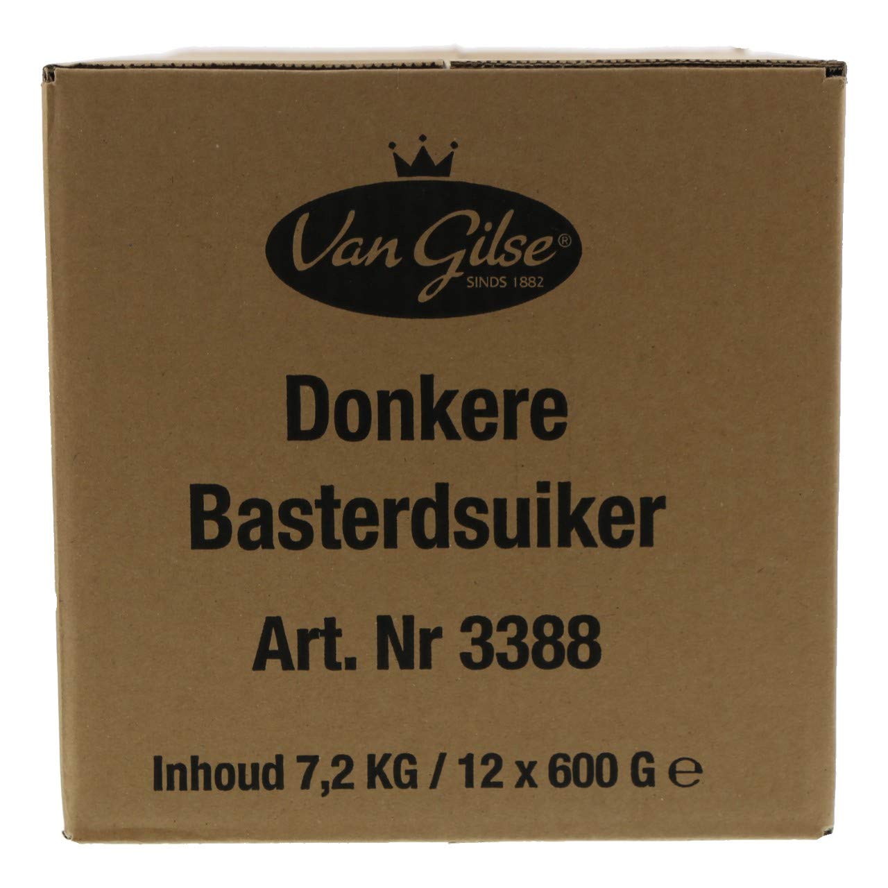 Van Gilse | Donkere Basterdsuiker | 12 x 600 gram