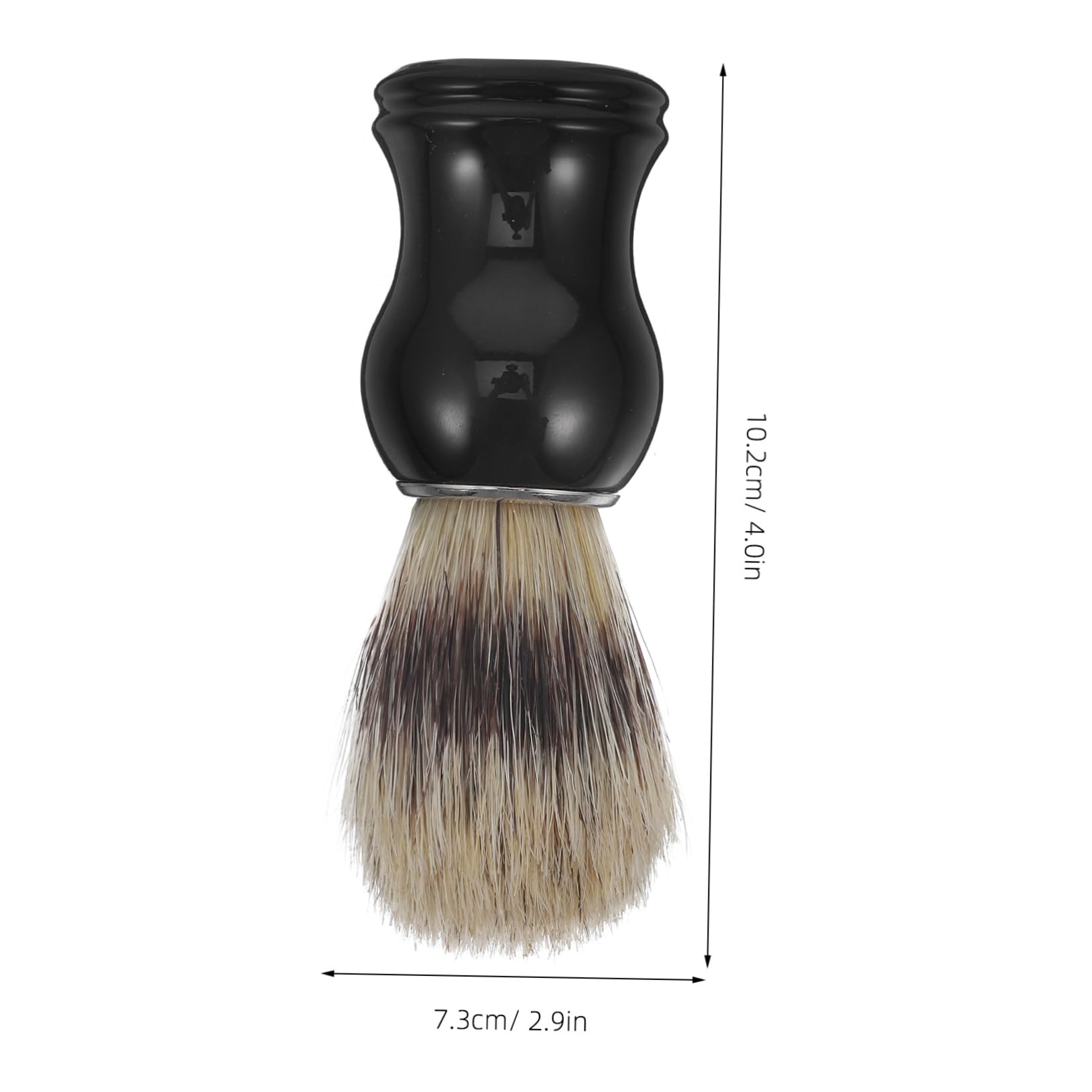 TOVINANNA Shaving Brush Beard Brush Men Hair Barber Bowl Beard Mustache Cleaning Grooming Tool