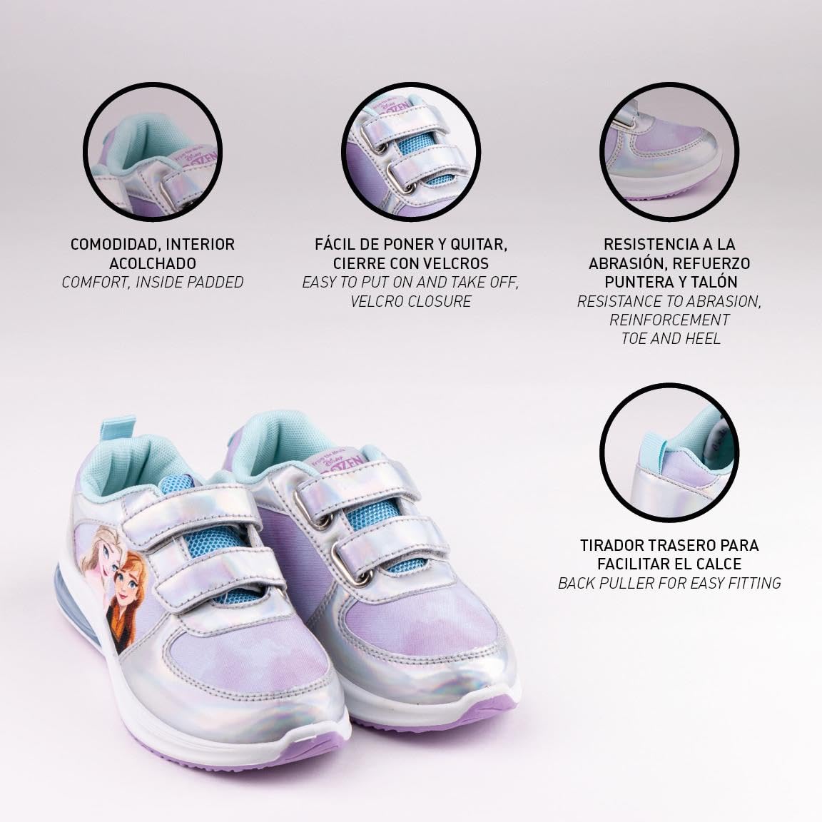Disney Zapatillas de Frozen ZapatillasUnisex niños