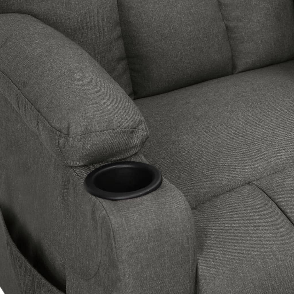 vidaXL Poltrona Reclinabile in Tessuto Regolabile Arredo Sedia Colori Diversi
