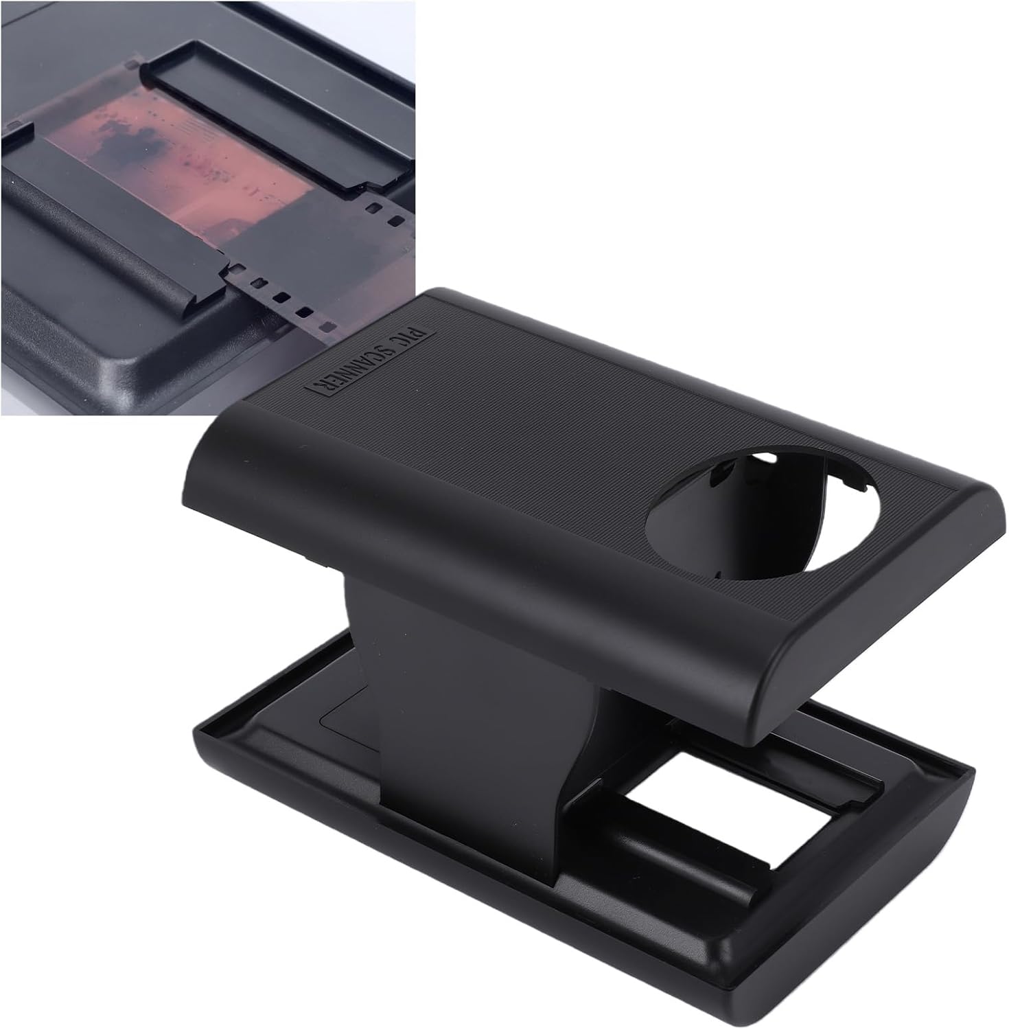 Slide and Film Viewer, Mobile Film Scanner, 35mm Slides and Negatives LED Lighted Digital Photo Converter, Support Image Preview, Playback, Editing