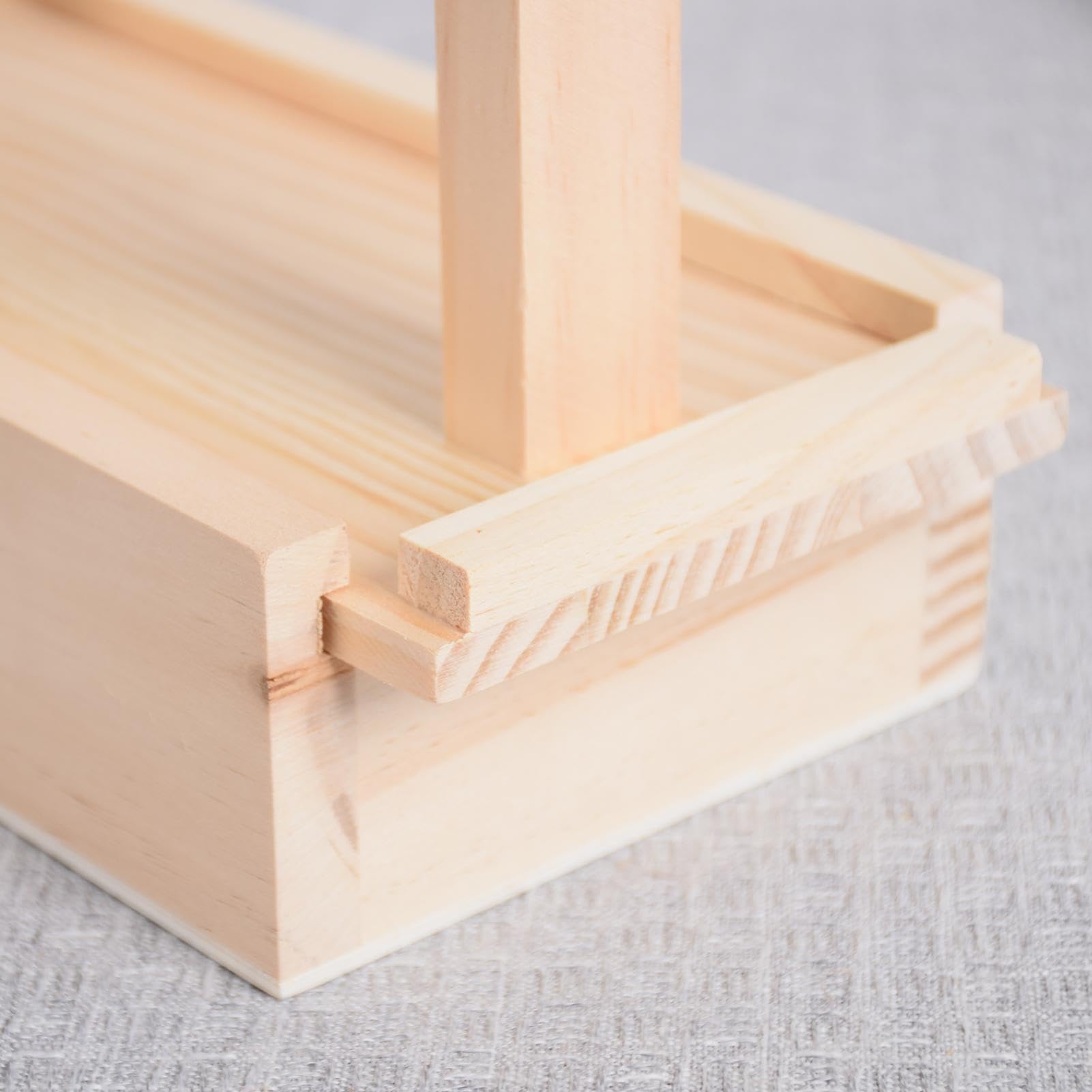 Étui à Aiguilles En Bois Précieux - Ébène Et Bois De Rose - Pour Rangement Aiguilles Ou Cure-dents