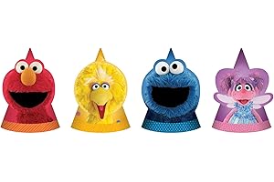Sesame Street Party Decorations: Amscan Die Cut Paper Hat