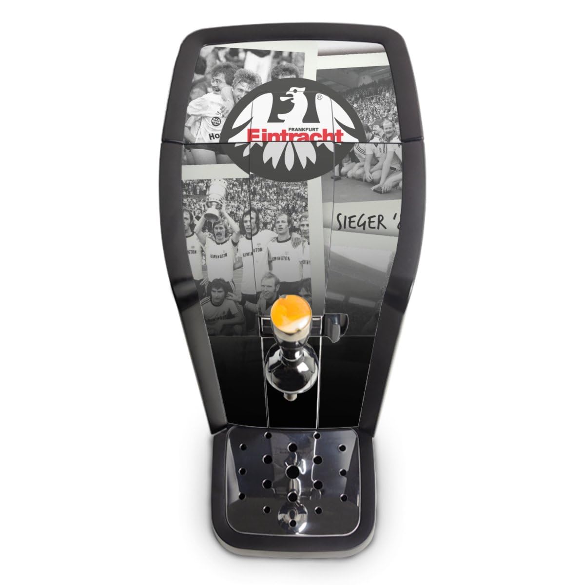 DeinDesign Folie kompatibel mit Philips Perfect Draft HD3720 Skin Aufkleber aus Vinyl-Folie Eintracht Frankfurt Offizielles Lizenzprodukt Retro