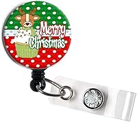 Vista 12 de LOVEKITTY ® - Nuclear Med Tech - Carrete giratorio retráctil para identificación y identificación con nombre, soporte para tarjeta de identificación