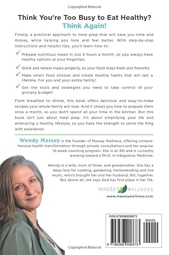 The Ultimate Meal Prep Guide To Simplify Clean Eating: How To Cook Once To Save Money & Feel Better In Just 4 Hours A Month (Christian Women's Healthy Living Series) #TOP1