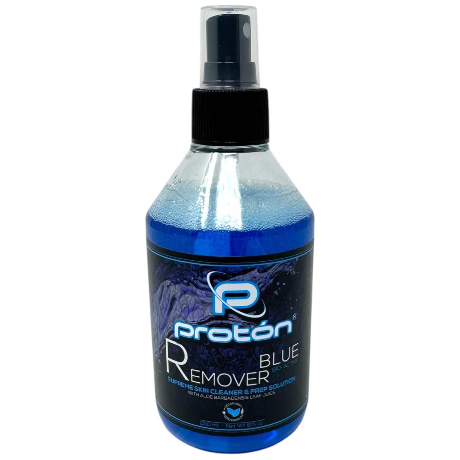 Proton Professional Stencil Eraser Spray Blue Blau - 250ml - Reiniger/Entferner - Stempel Entferner - Tattoo INKgrafiX® Deutschland - PROFI STUDIO