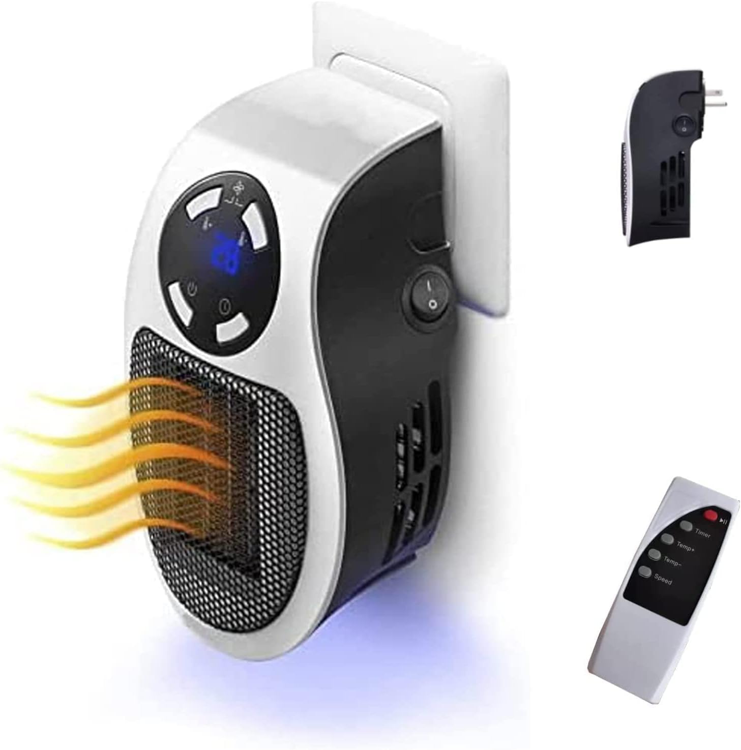 Outlet Small Heater With Thermostat Smart Space Electric Small