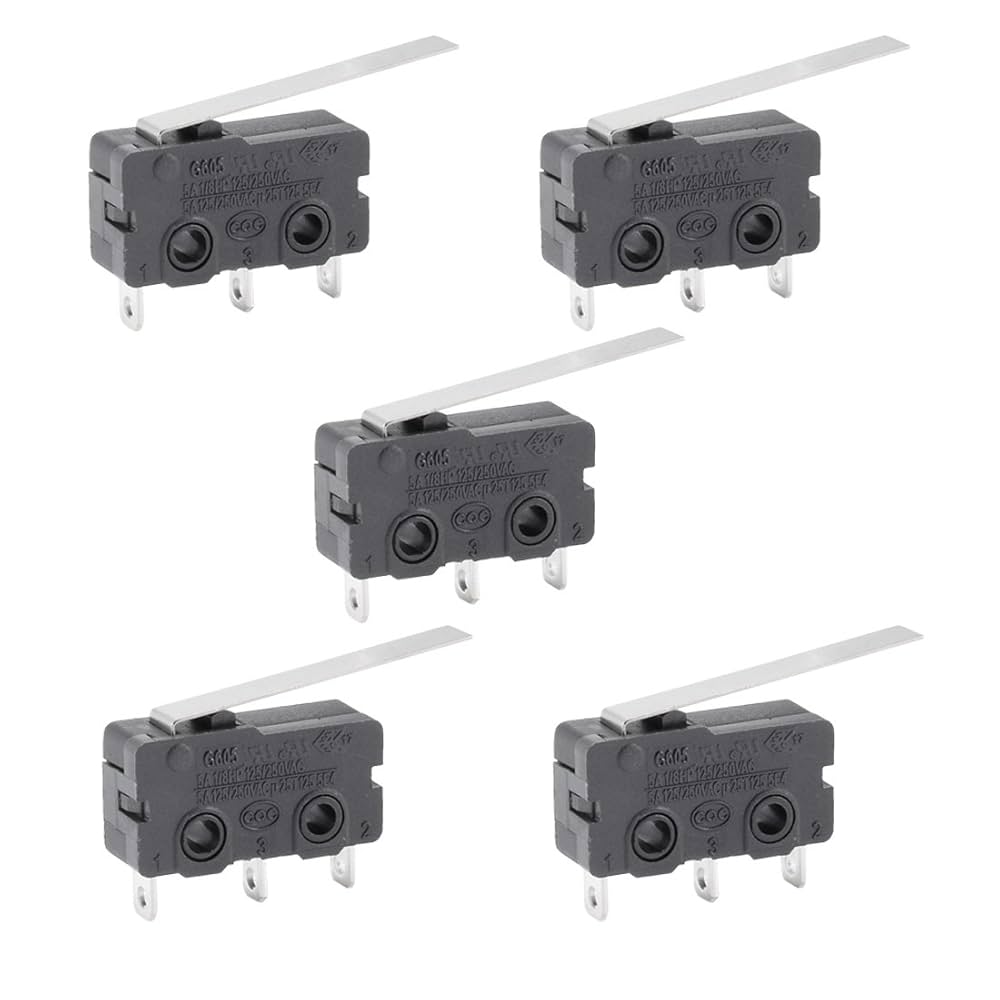 Micro-interrupteur SPDT VGOL IP67 - 125V 5A - Étanche Pour Machines Industrielles - Lot De 2