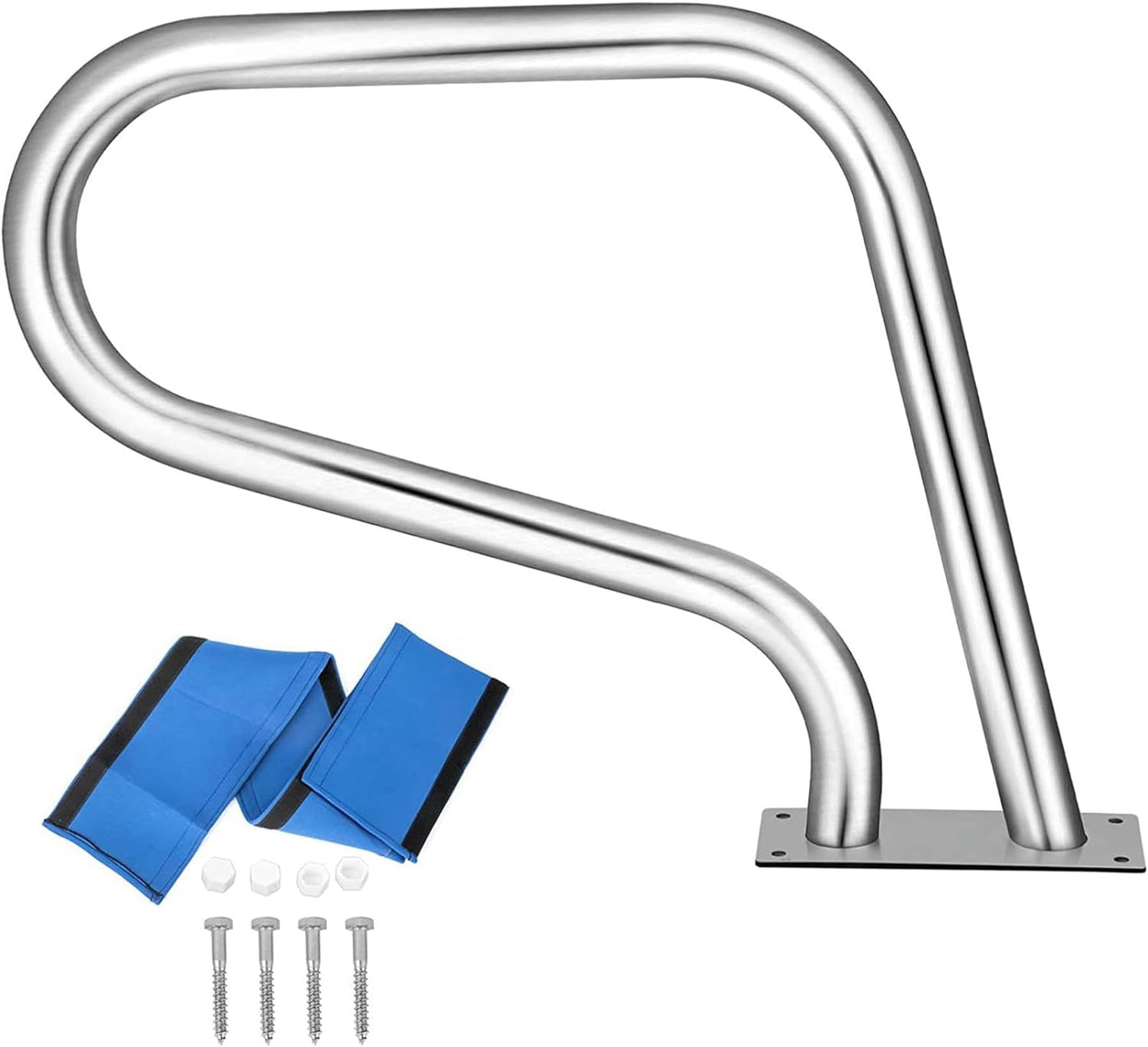 Main courante de piscine antirouille et sa poignée ergonomique anti-brûlure