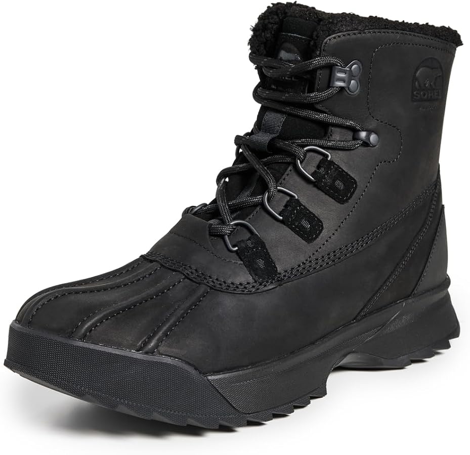 Amazon.com | SOREL Men's Scout 87 Lux Waterproof Boot - Black
