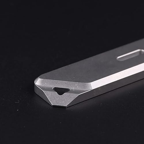 Miniatura 7 de Barra de palanca EDC de titanio con función de abridor de botellas, herramienta multi portátil