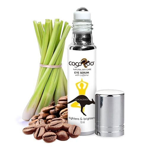 Suero para ojos con cafeína 100 puro natural y vegano hierba limongrass