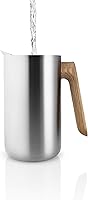 Vista 6 de Eva Solo Nordic Kitchen - Cafetera de prensa francesa de 34 onzas, jarra de acero inoxidable Thermo cafetiére con mango de madera de roble, diseño