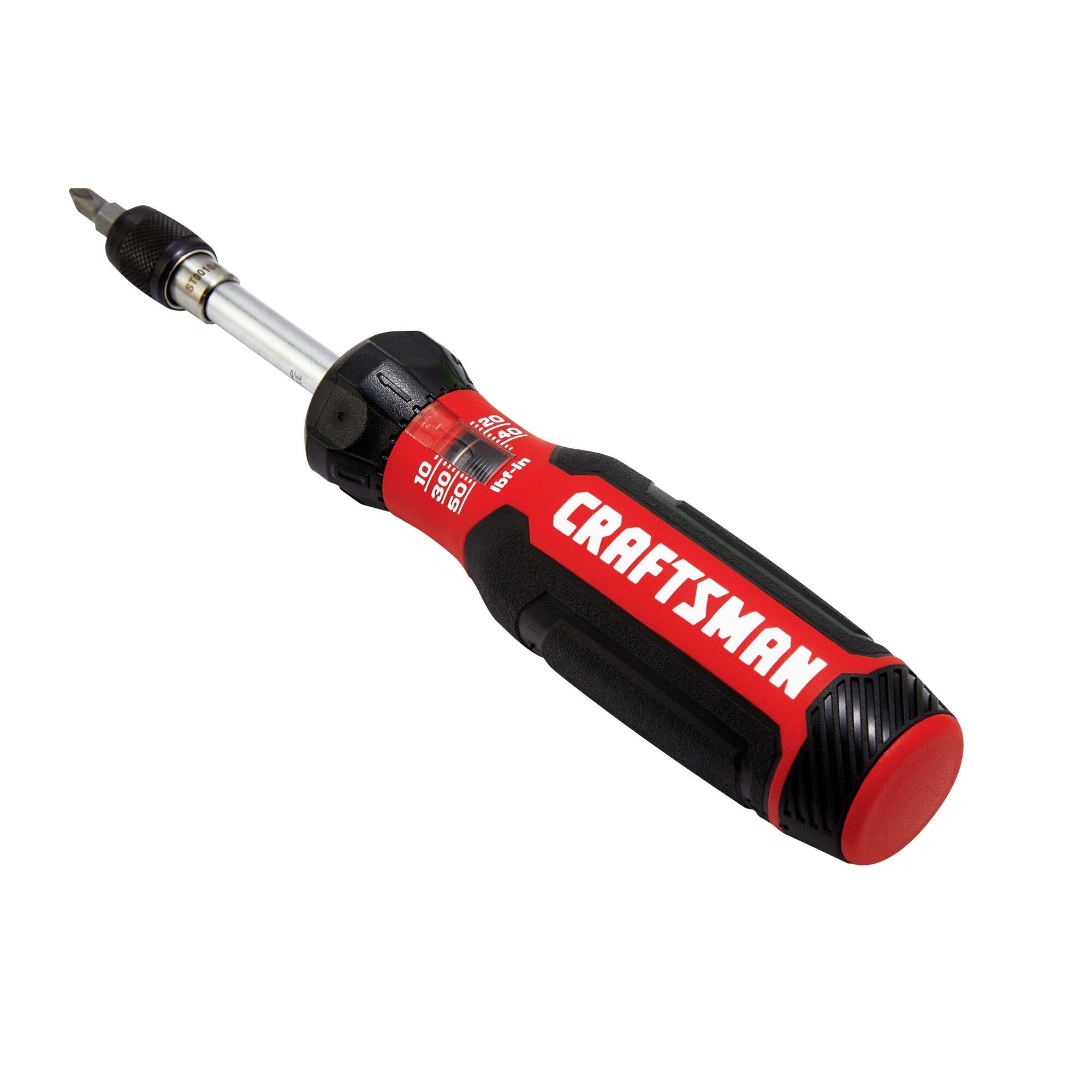CRAFTSMAN CMHT68130 Zestaw wkrętaków dynamometrycznych z miejscem do przechowywania, 2,5 cm Phillips, szczelinowe, sześciokątne, torx i kwadratowe, 29-częściowy