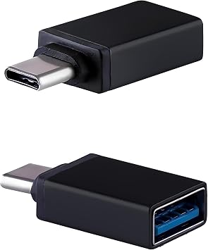 HARVORTEZ Type-C to USB 3.1 OTG D n t r c  Adapt r - 5Gbps Y ksek H zl  Veri Transferi, iPhone 15/16/17, MacBook, iPad ve Android ile Uyumlu Metal Kasa  evirici - Siyah