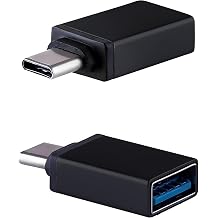 HARVORTEZ Type-C to USB 3.1 OTG D n t r c  Adapt r - 5Gbps Y ksek H zl  Veri Transferi, iPhone 15/16/17, MacBook, iPad ve Android ile Uyumlu Metal Kasa  evirici - Siyah