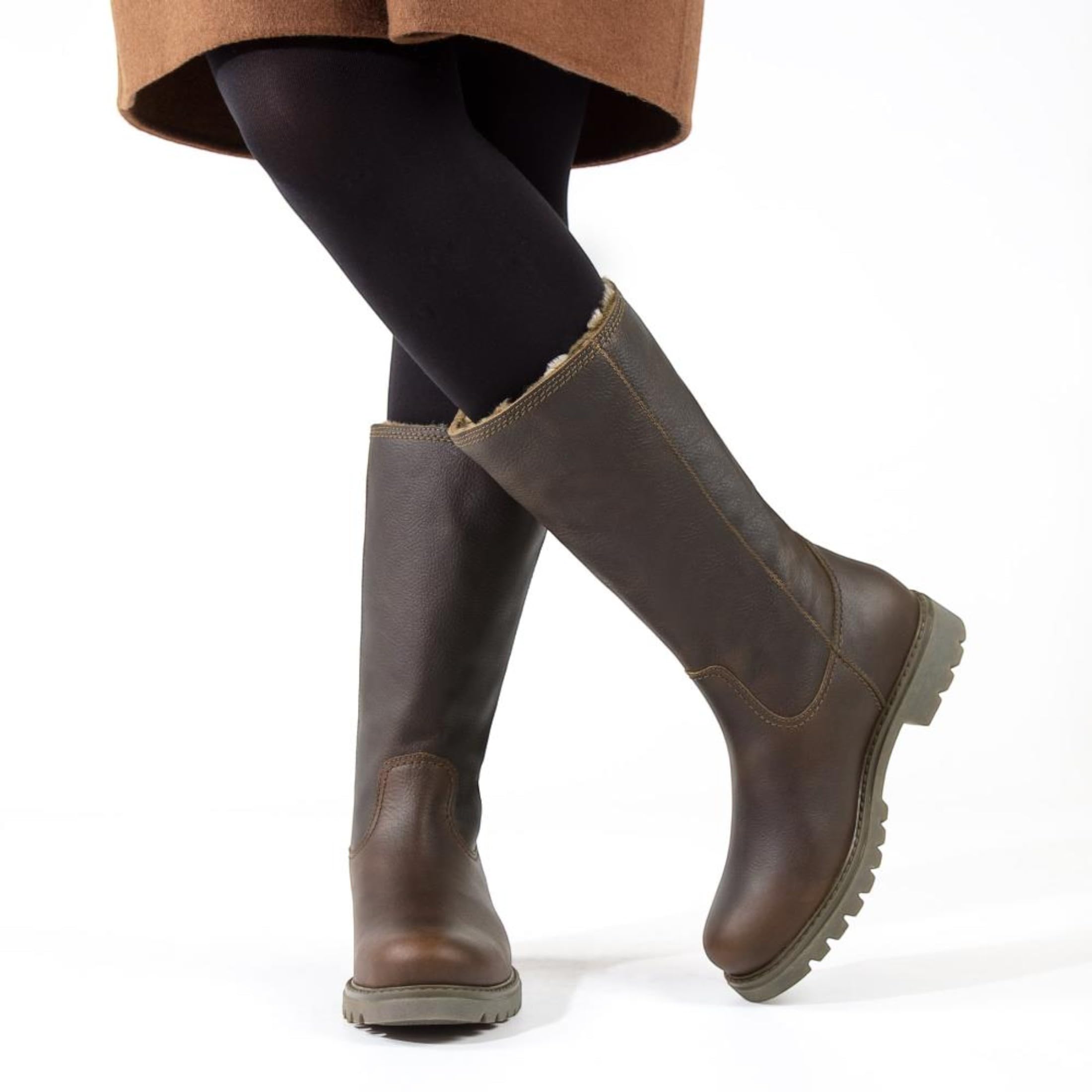 Panama Jack Botas Altas de Cuero Bambina B60 para Mujer