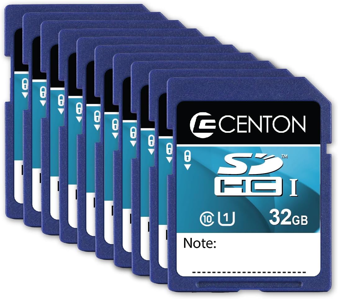 Centon MP SD, UHS Class 1 (U1),32GB 10 Pack