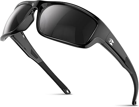 suoso Sports Polarized Sunglasses for Men: Women UV400 Protection Wrap Around Sun Glasses for Fishing Golf Running Driving