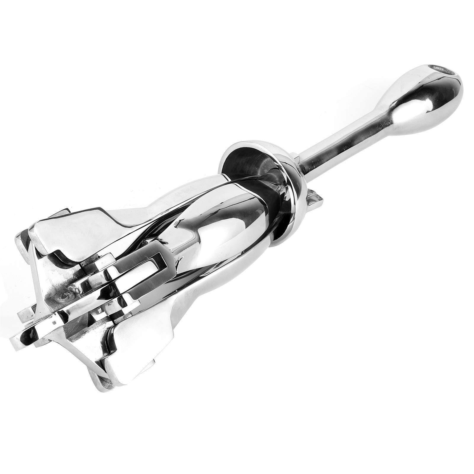 Ancora per Barca, Ancora in Acciaio Inossidabile, Ancora Pieghevole in Acciaio Inossidabile 316 8,8 Libbre Hardware per Presa per Yacht Marino.