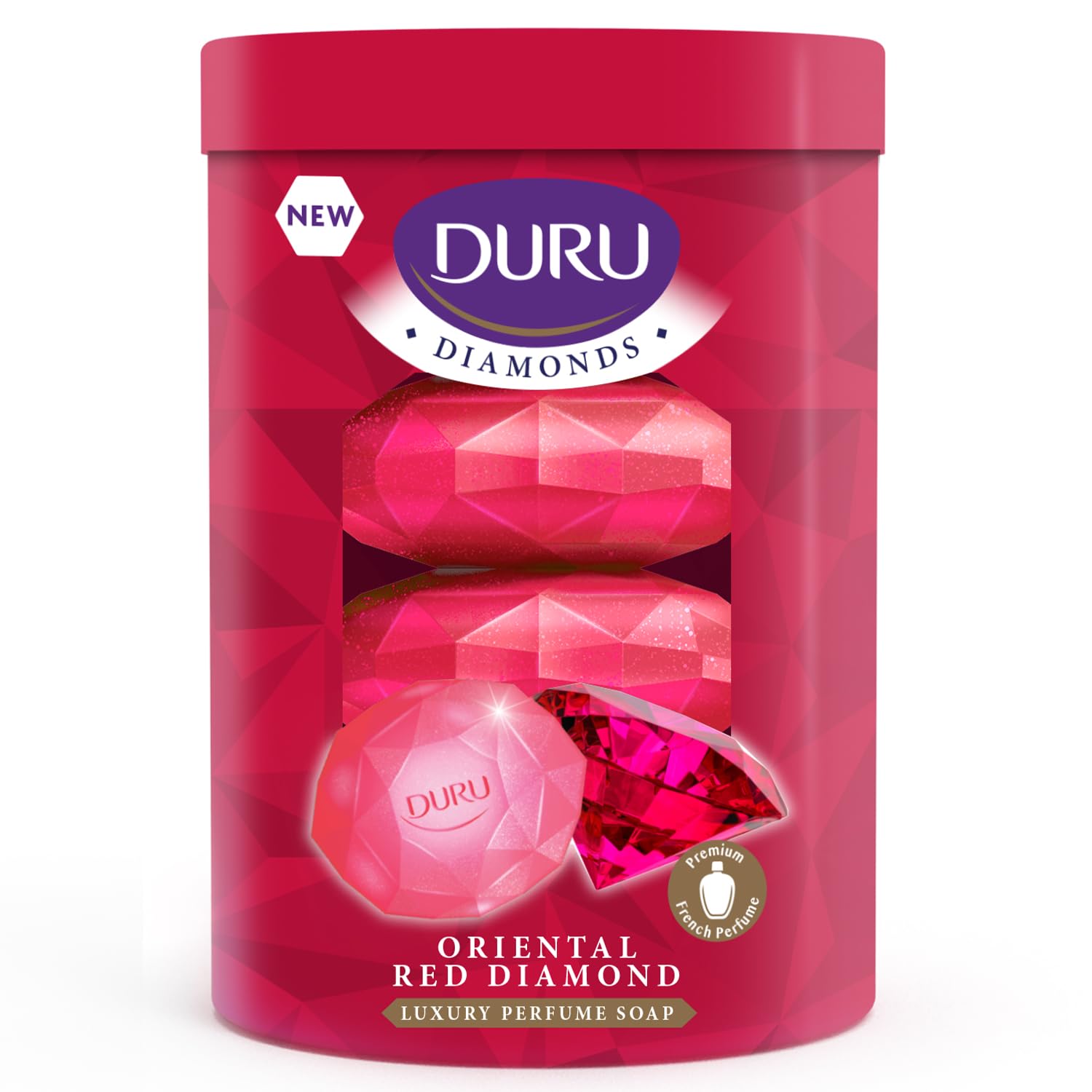 DURU Diamonds Oriental Red Sabun, 90Gramx4