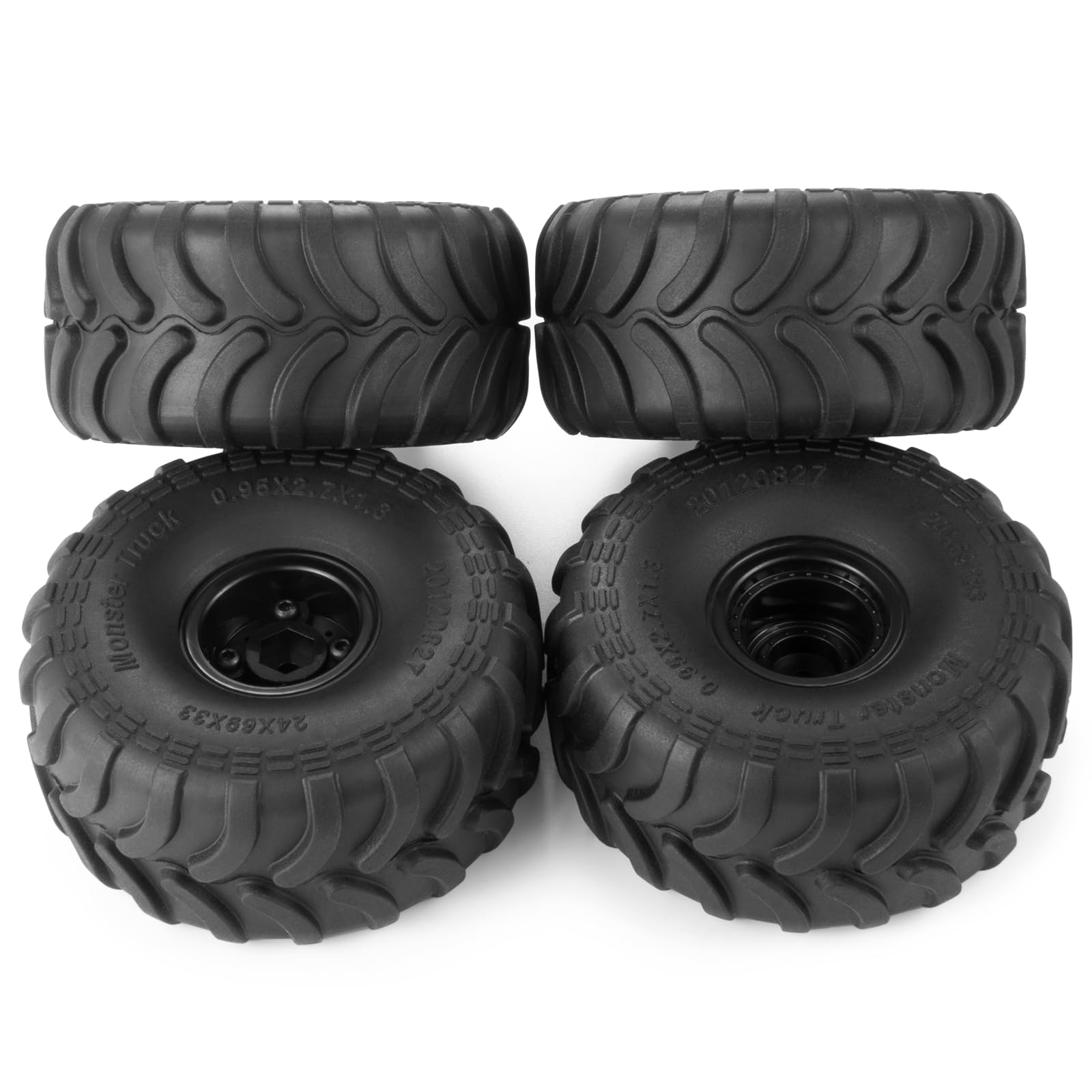 Amazon | TRZX 4個 1/24 Axial SCX24 RCクローラーカー用ゴムRCカー