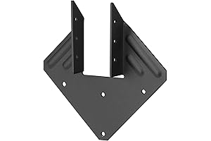 8 Pcs Hurricane Clip, 13 Gauge Black Joist Hangers for Roofing Trusses