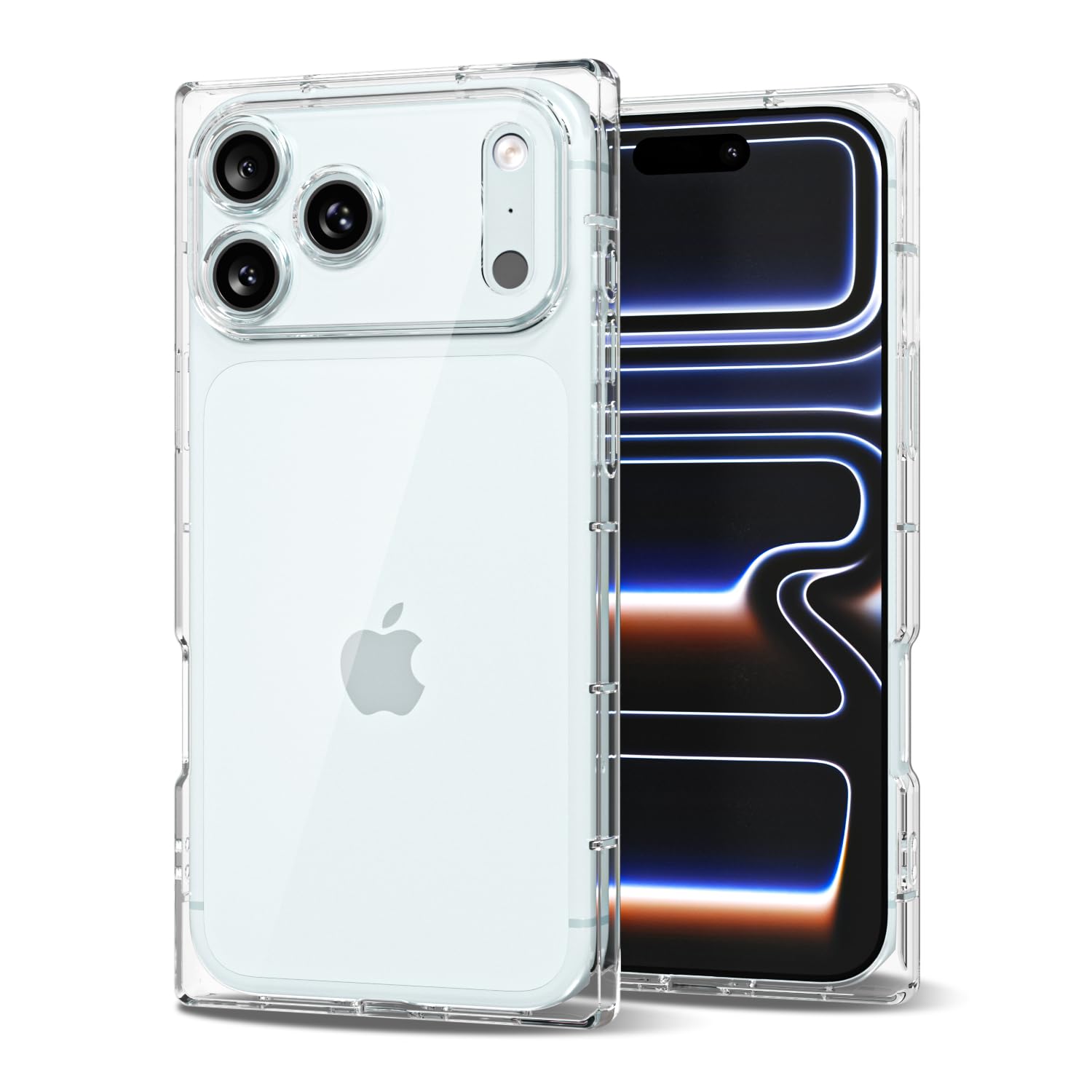 Coque transparente iPhone 17 Pro Max contre les rayures avec silicone mince - 9