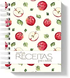 Caderno de Receitas – Minhas Receitas Favoritas (Maçã)