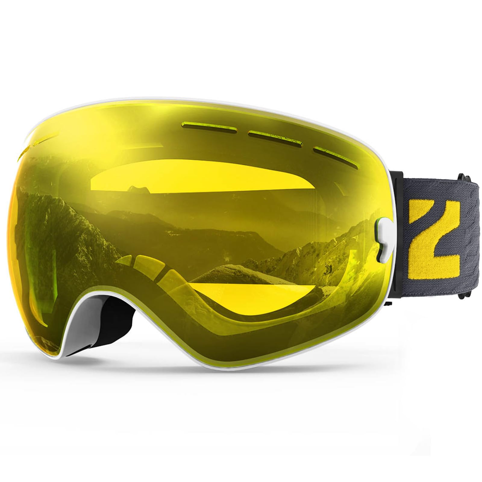 ZIONOR X11 Gogle narciarskie magnetyczne cylindryczne gogle snowboardowe dla mężczyzn kobiet