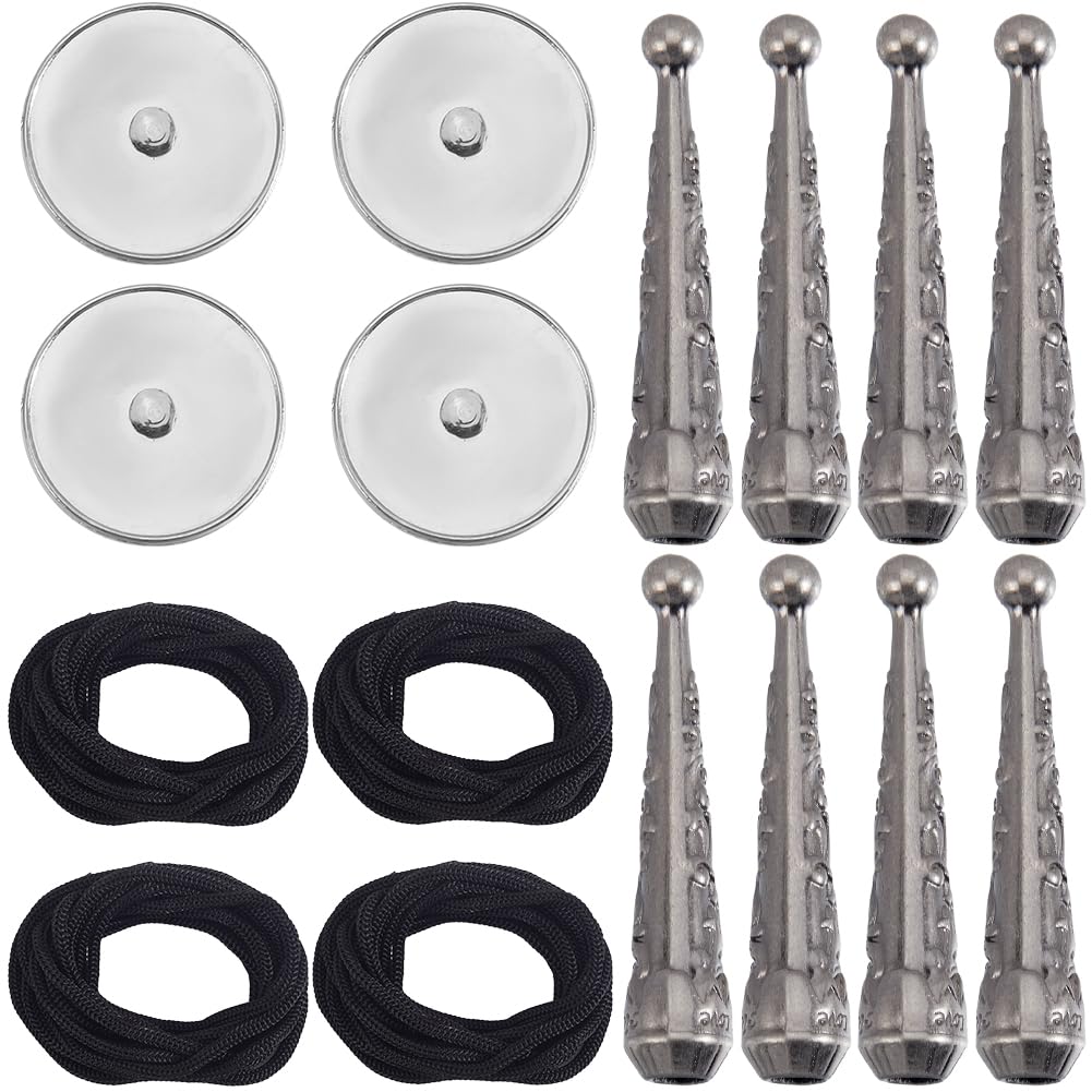 GORGECRAFT 4 Set di Kit di Accessori per Cravatta Bolo Kit di Parti per Cravatta Bolo