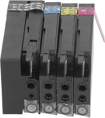 Miniatura 5 de ViaGasaFamido Ink Cartridge Combo, 4 Colors BK C M Y Colorfast Ink Cartridge Combo Large Page Capacity Printer Ink Cartridge for Schools, Desktop