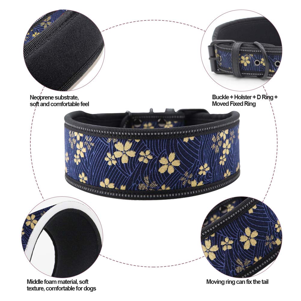 2er-Pack Hundehalsband Aus Nylon – Reflektierend, Verstellbar & Mit Sicherheitsverschluss