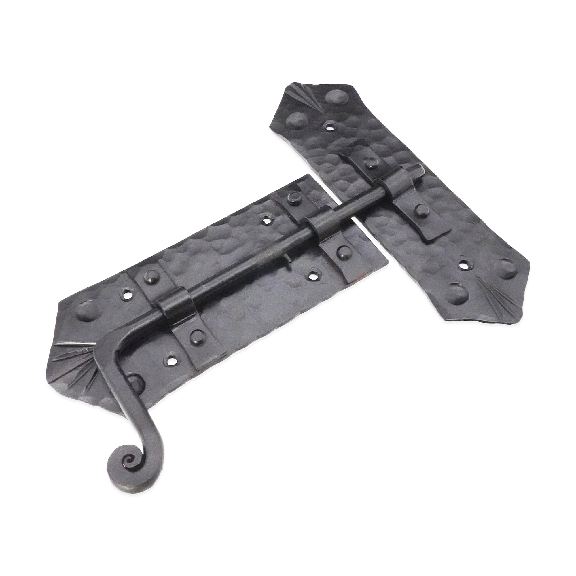 Cerradura de cierre de hierro forjado para baúl antiguo cofre manta caja de cocina armario puerta mano forja metal decoración del hogar accesorios