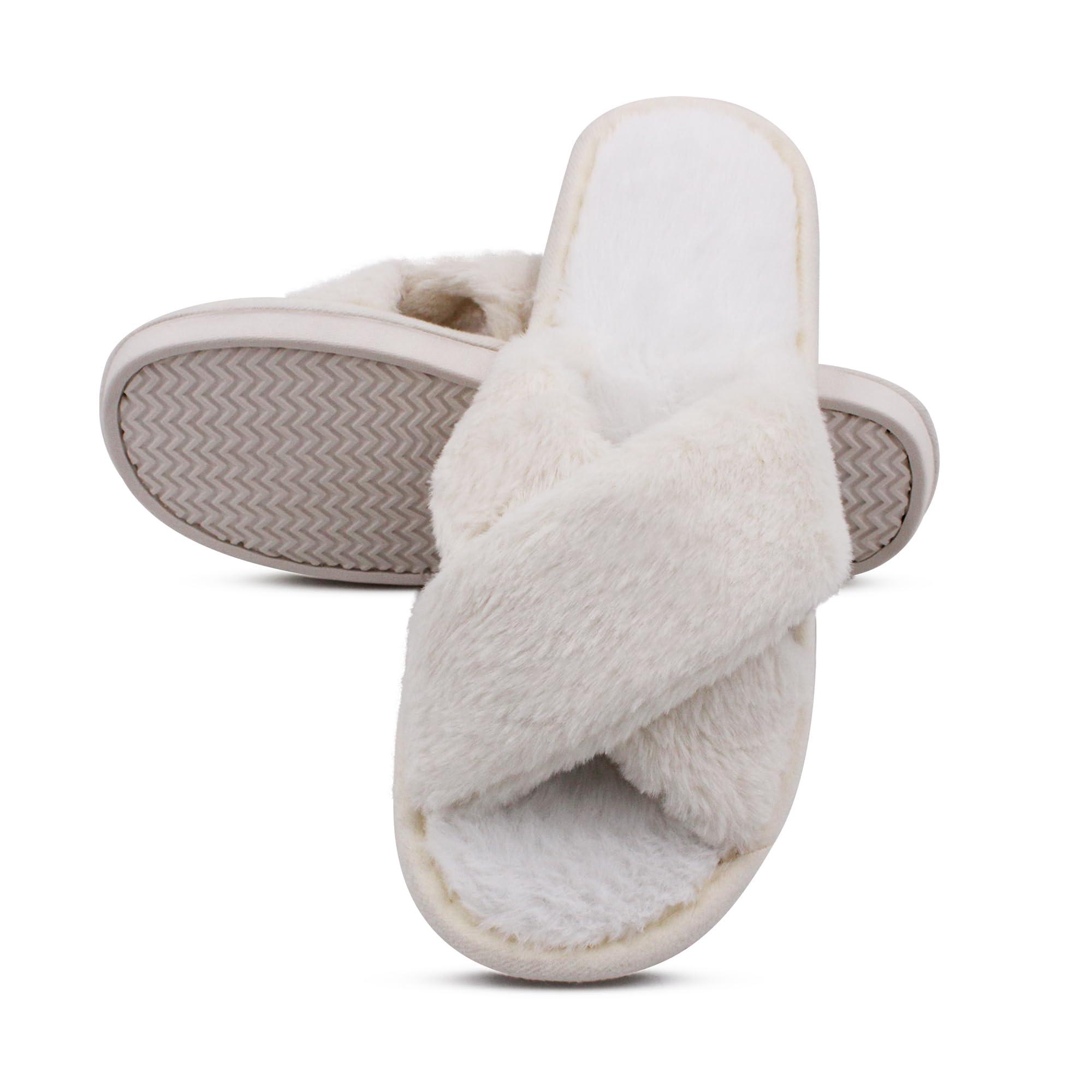 Warm Fur Design Comfortable | Anti Skid | Lightweight Winter Slipper For Girls and Womens, Warm House Chappal-image-34