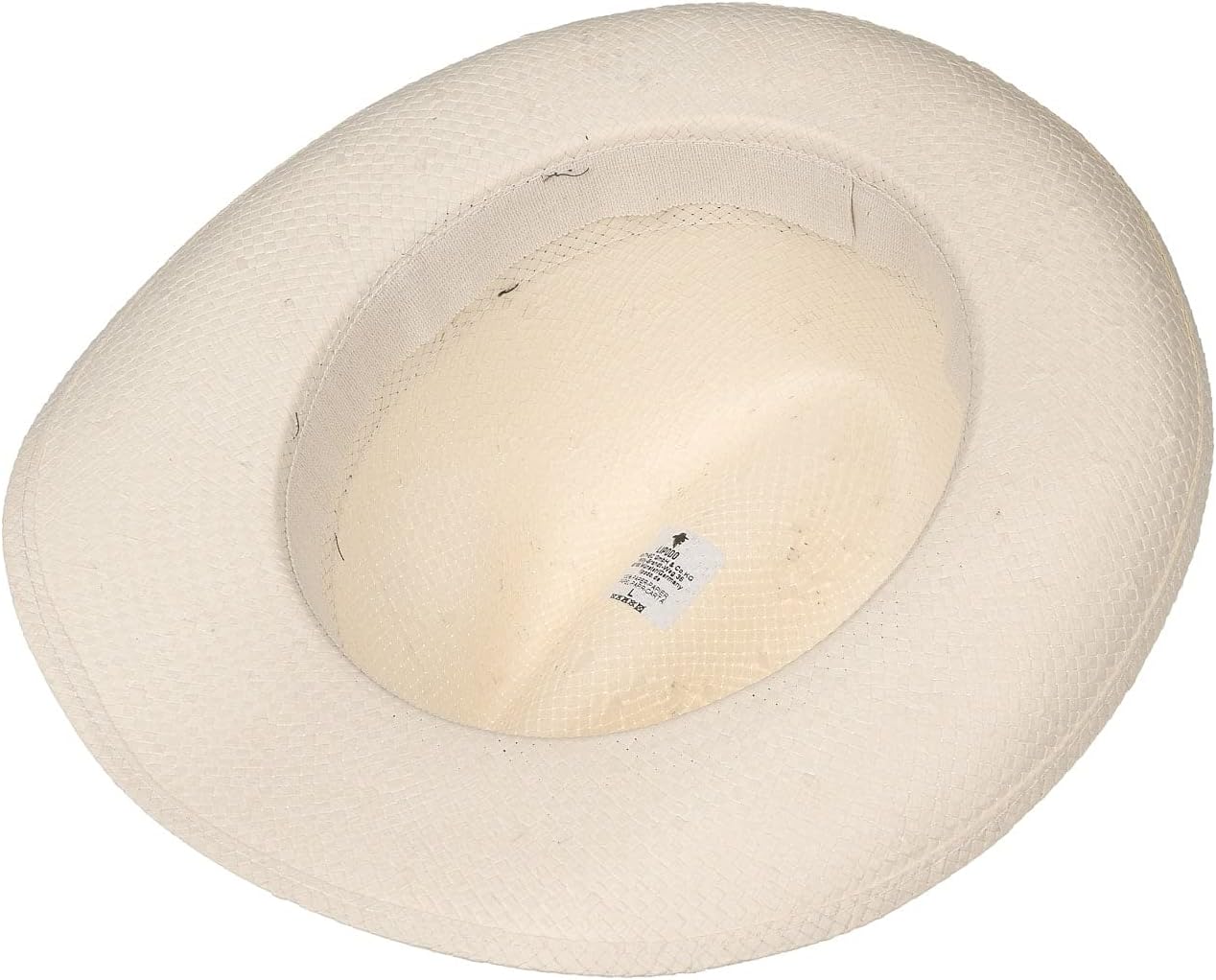 Lipodo Palermo Fedora Straw Hat with Grosgrain Ribbon Spring Summer - Image 5