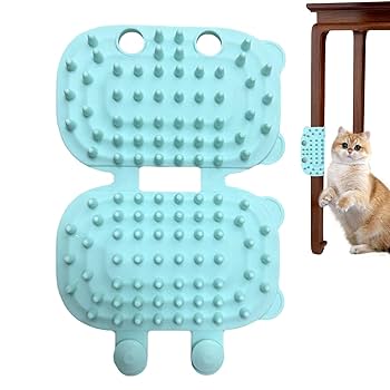 猫 ブラシ ブルー 猫と犬のためのスクラッチコーム マッサージ 猫 ブラシ ブルー 猫と犬のためのスクラッチコーム マッサージ