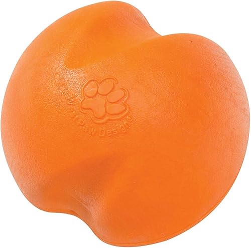 WEST PAW Zogoflex Jive Ball - Juguete masticable para perros Juguetes de rebote para perros, buscar, atrapar, masticar, jugar, pelotas flotantes y