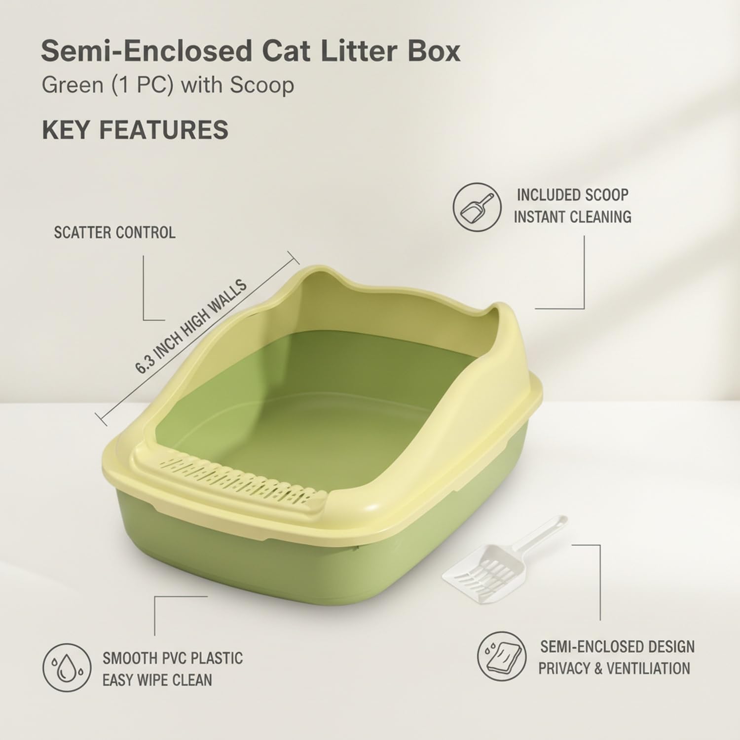 Caja de Arena para Gatos