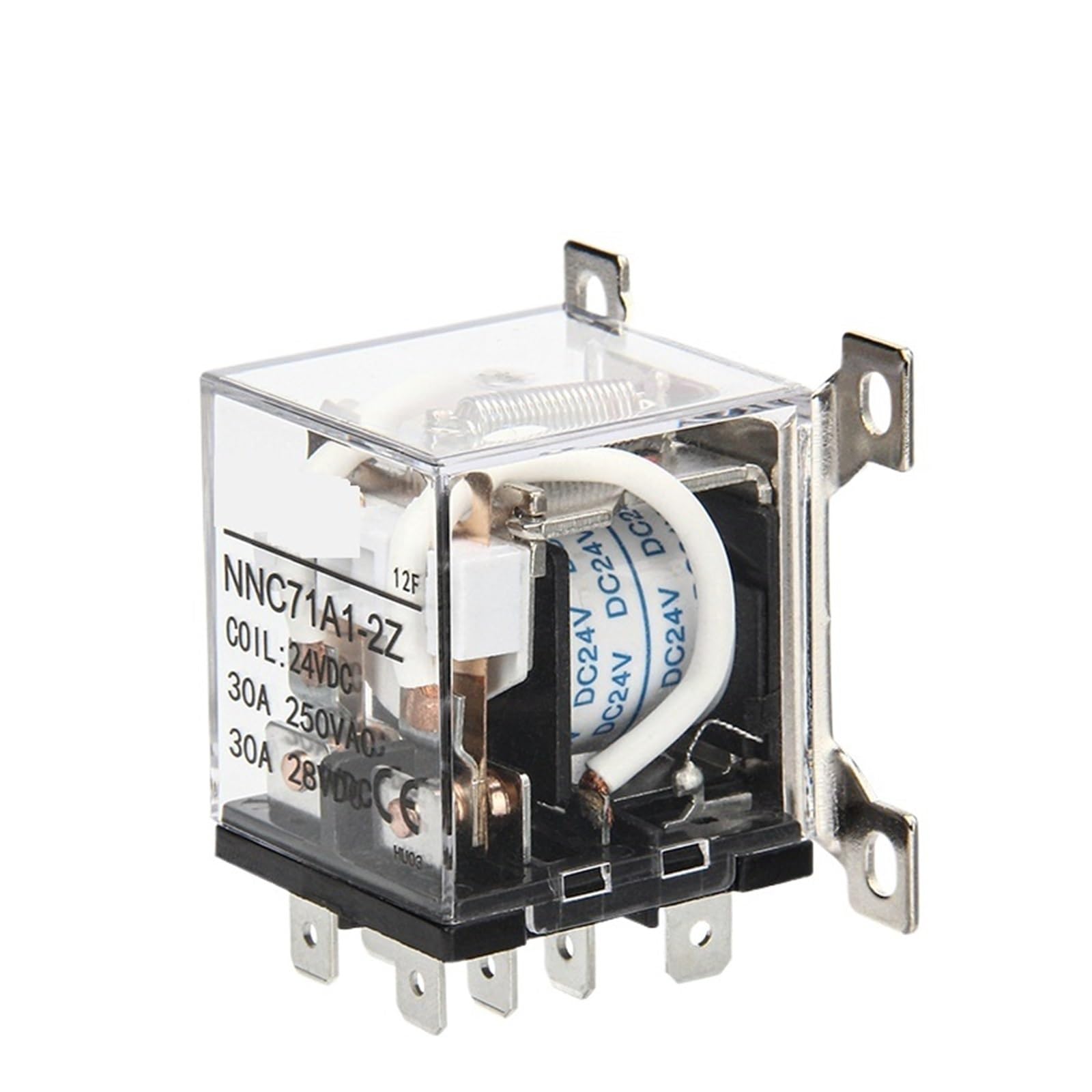 Relais électromagnétique JQX-12F-2Z 30A type conversion 24V - 2