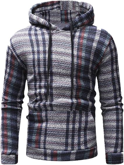 U/A Herren Sweatshirt mit Kapuze und Farbblockierung, lässige Passform