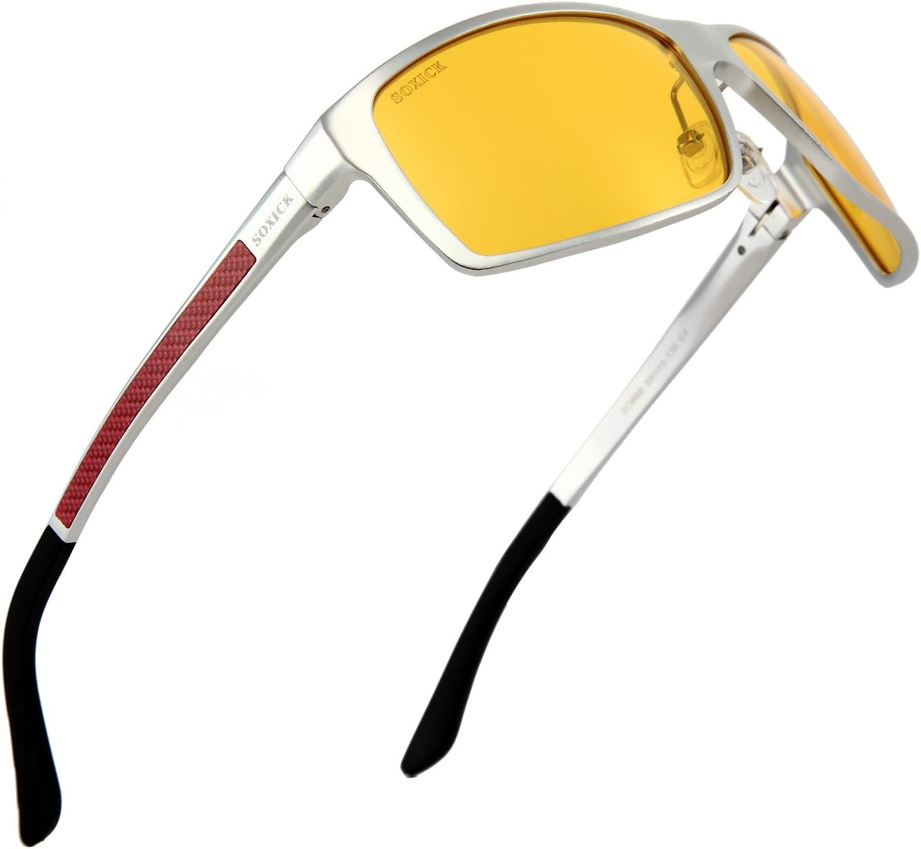 Night Driving Glasses, HD Vision Yellow Lens Polarized Anti Glare