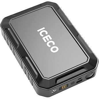 ICECO Magnetic Fast Charging Portable Power Station 17400mAh, 250Wh Outdoor Mobile Lithium Battery Pack, Emergency Battery Backup, for Road Trip Camping, Outdoor Adventure, Hunting Emergency